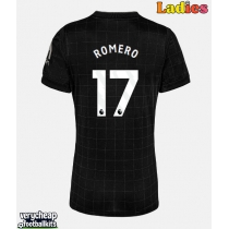 Tottenham Hotspur Cristian Romero #17 Replica Away Shirt Ladies 2025-26 Short Sleeve